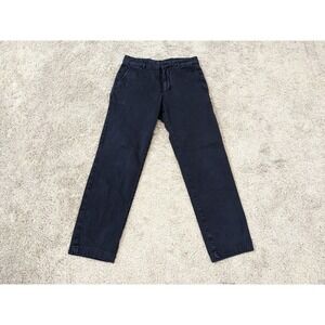 Dries Van Noten Chino Pants Mens 26x27‎ Blue Flat Front